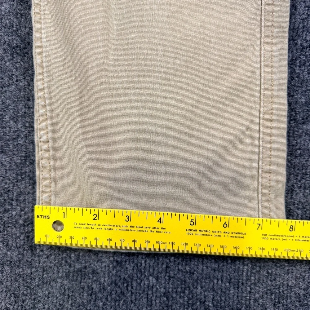 Weatherproof Vintage Flex Utility Pants Mens 34x29 Beige Cotton Relaxed‎ Fit